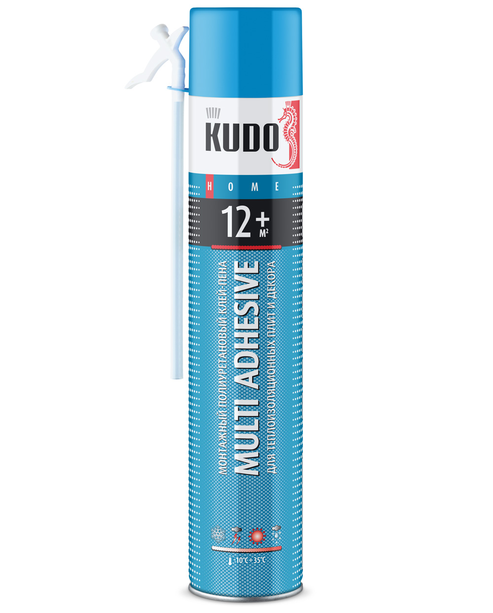 Клей-пена полиуретановый монтажный бытовой всесезонный KUDO НОМЕ 12+