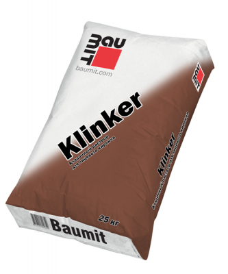 Кладочный раствор для лицевого кирпича Baumit Klinker