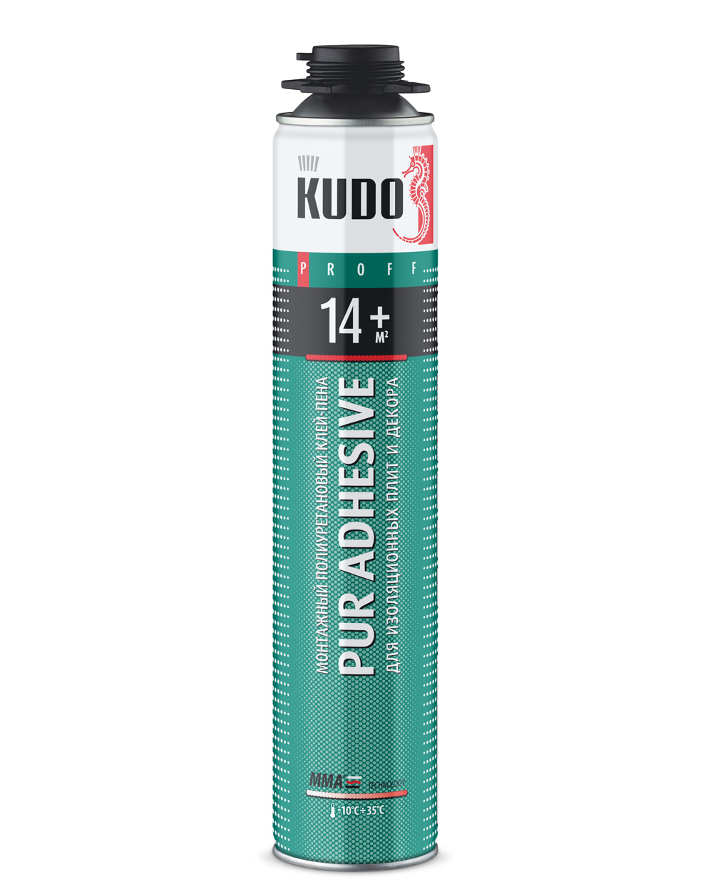 Клей-пена полиуретановый монтажный профессиональный всесезонный KUDO PROFF 14+ APS