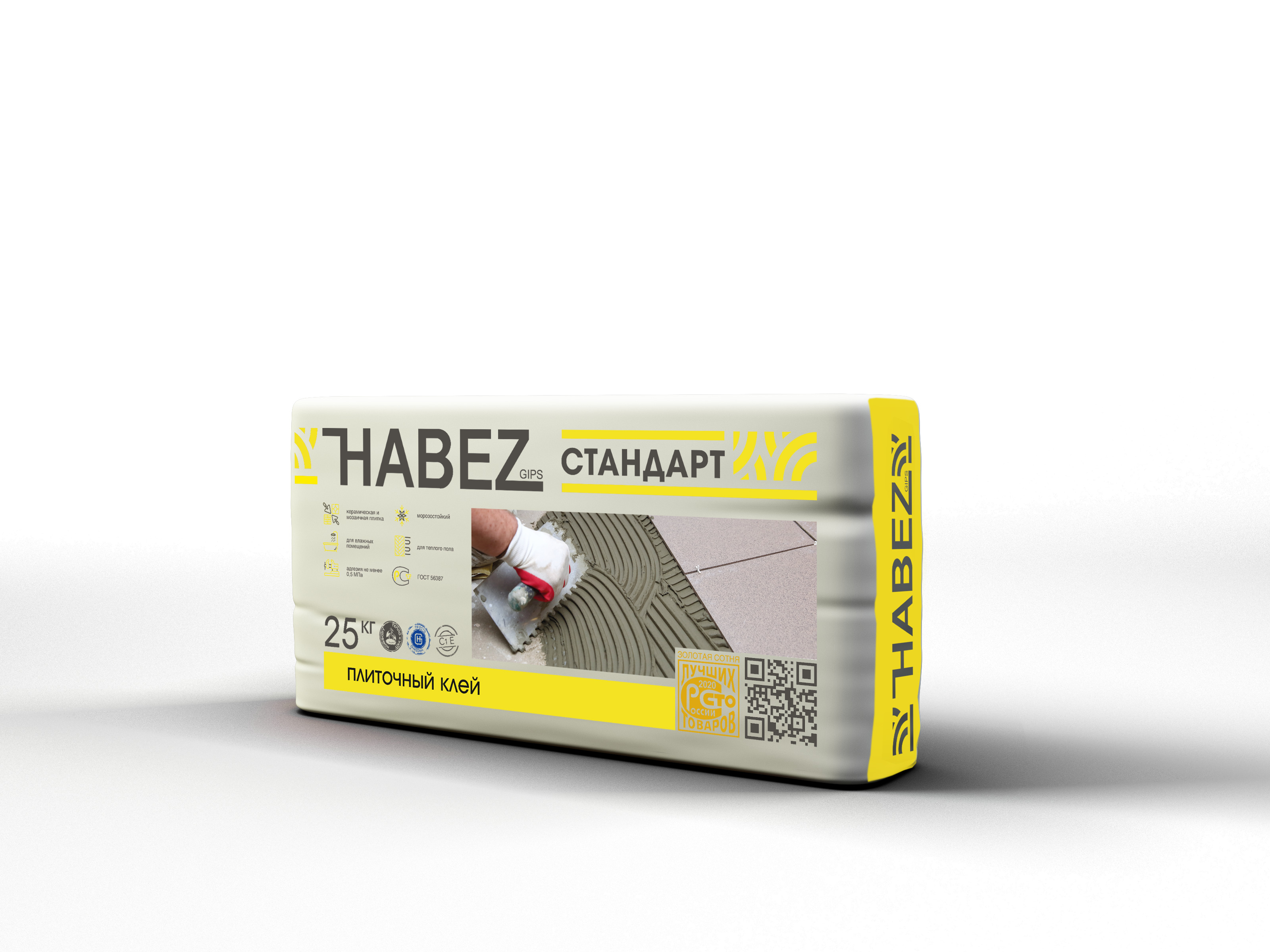 HABEZ "Стандарт" клей плиточный для внутренних и наружных работ HABEZ "Стандарт" клей плиточный для внутренних и наружных работ