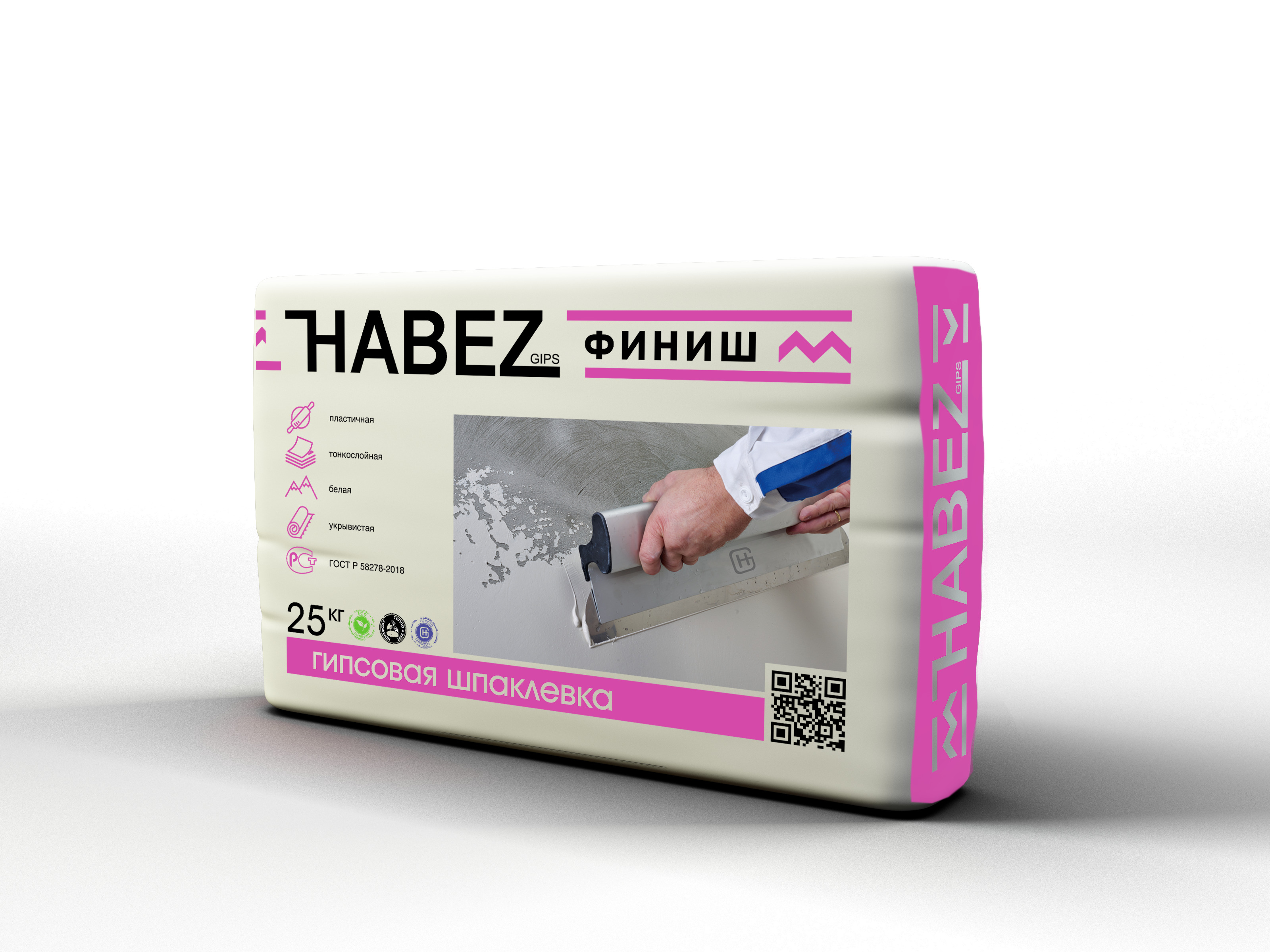 HABEZ "ФИНИШ" гипсовая шпаклевочная смесь HABEZ "ФИНИШ" гипсовая шпаклевочная смесь