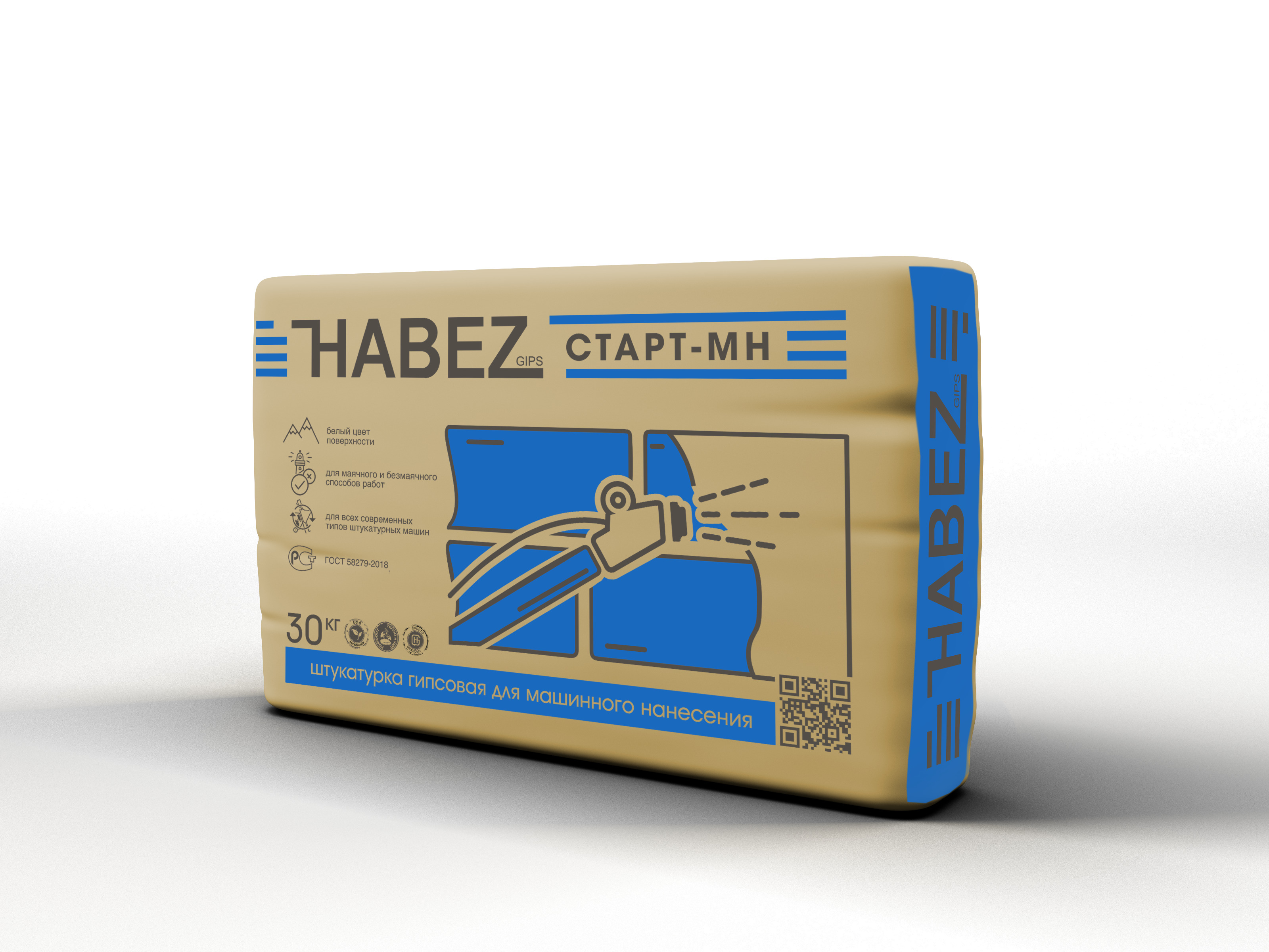 HABEZ "СТАРТ МН" штукатурка гипсовая "стартовая" HABEZ "СТАРТ МН" штукатурка гипсовая "стартовая"