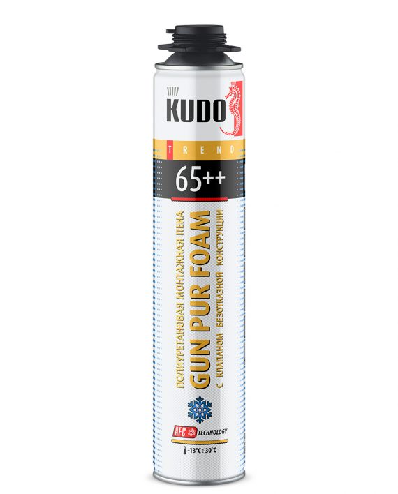 Пена полиуретановая монтажная KUDO TREND 65++ зимняя