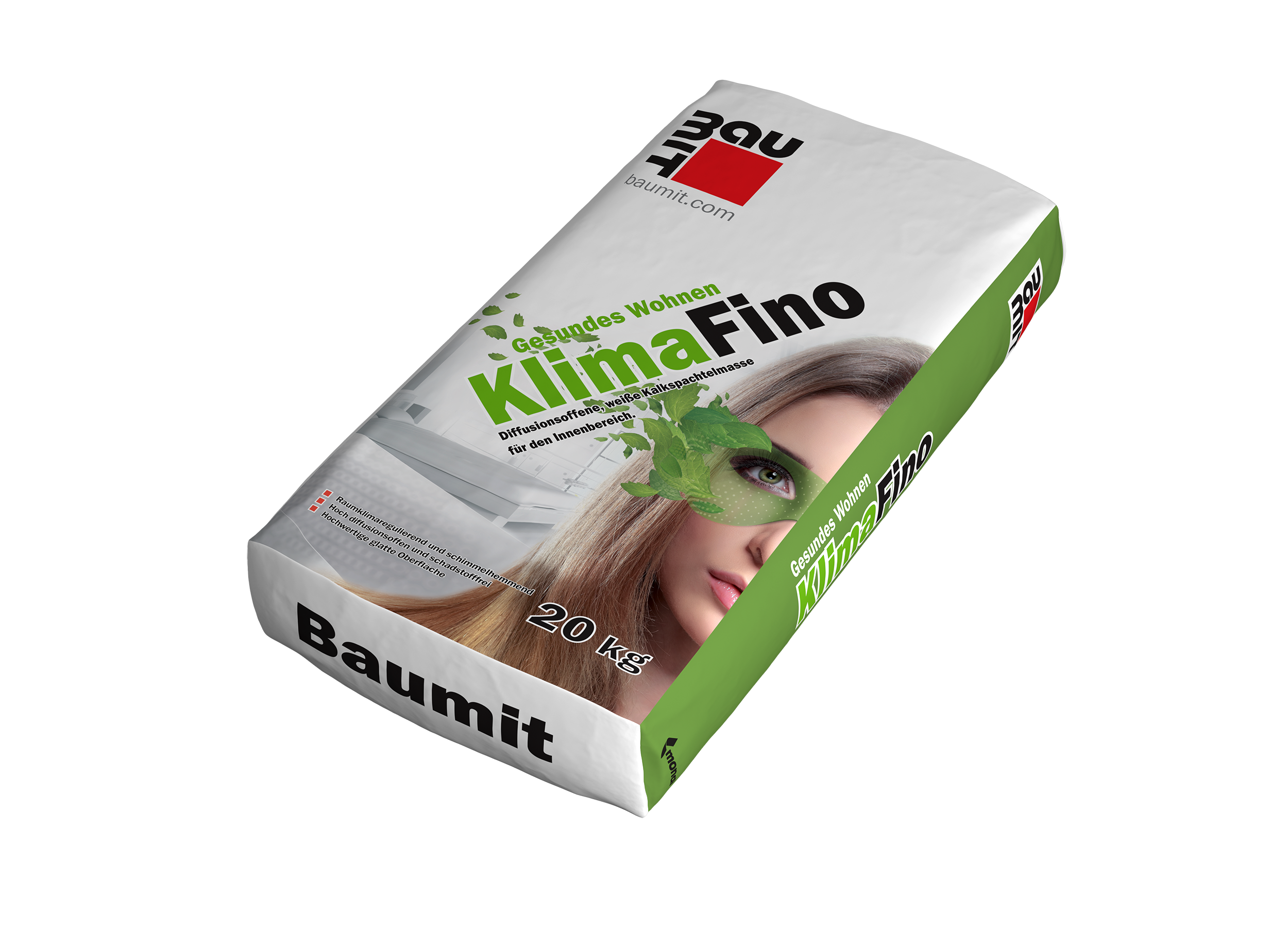 Известковая шпаклевка Baumit KlimaFino / Baumit Glema I Plus 20 кг