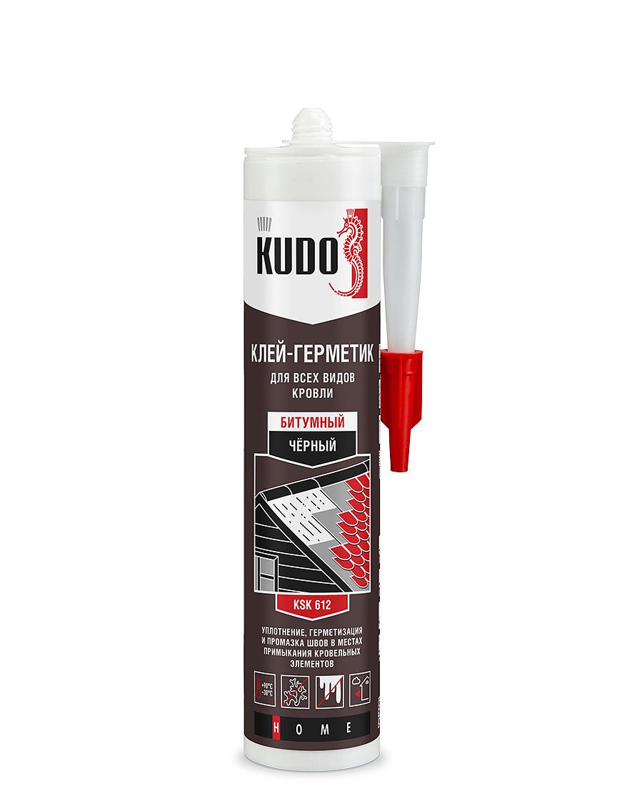 Клей-герметик KUDO битумный для всех видов кровли.чёрный
