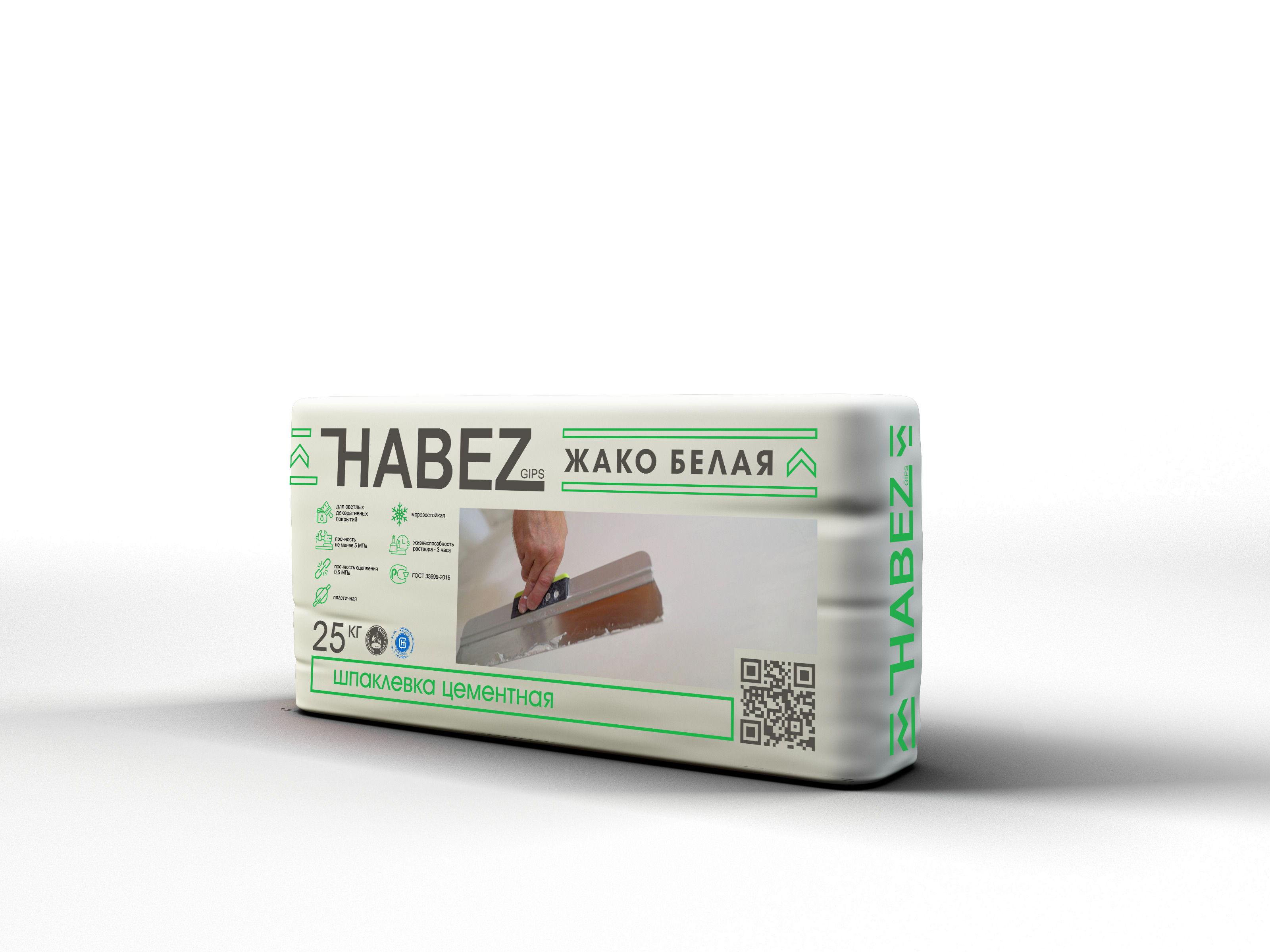 HABEZ "ЖАКО" штукатурная цементная смесь (на белом цементе) HABEZ "ЖАКО" штукатурная цементная смесь (на белом цементе)