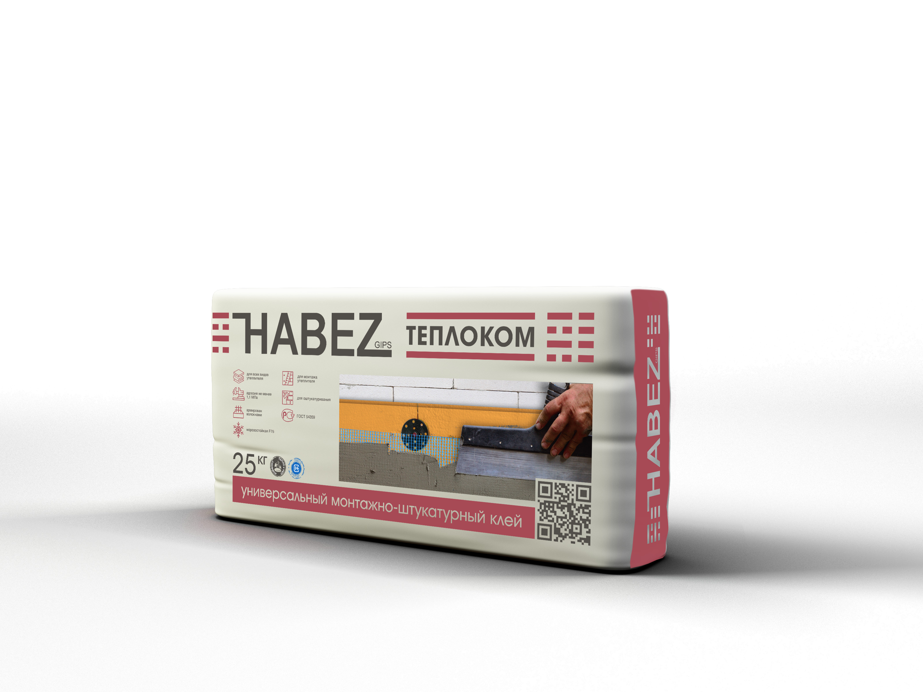 HABEZ "ТЕПЛОКОМ" монтажный клей для утеплителя на основе цемента HABEZ "ТЕПЛОКОМ" монтажный клей для утеплителя на основе цемента